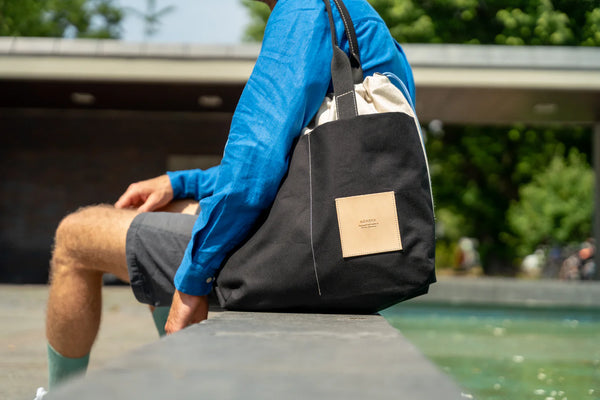 MERKATUA linen - black