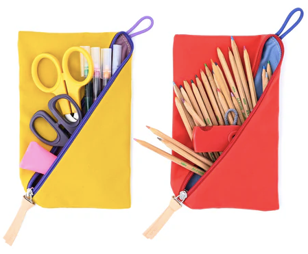 Diagonal Yellow Pouch