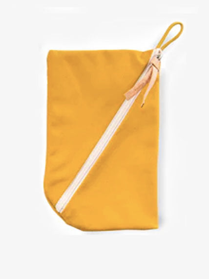 Diagonal Yellow Pouch
