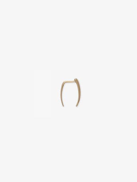 Classic Infinite Tusk 14K Gold Earrings