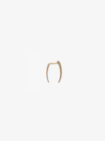 Classic Infinite Tusk 14K Gold Earrings